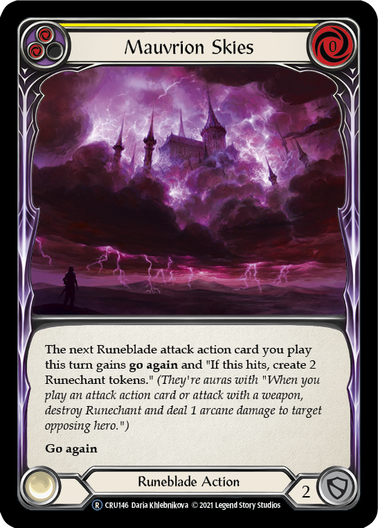 Mauvrion Skies (Yellow) - Flesh and Blood TCG - MoxLand