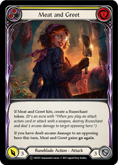 Meat and Greet (Yellow) - Flesh and Blood TCG - MoxLand