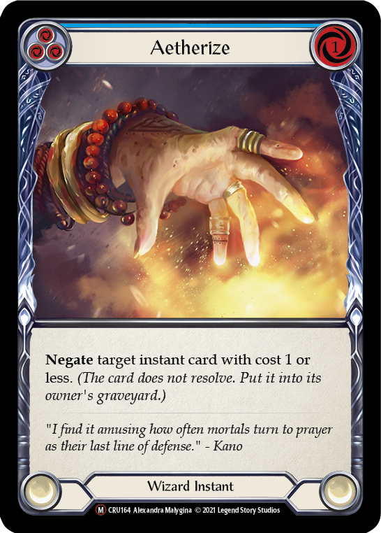 Aetherize (Blue) - Crucible of War (Normal)