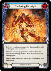 Cindering Foresight (Blue) - Flesh and Blood TCG - MoxLand