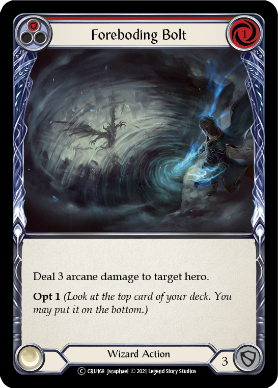Foreboding Bolt (Red) - Flesh and Blood TCG - MoxLand