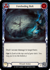 Foreboding Bolt (Blue) - Flesh and Blood TCG - MoxLand
