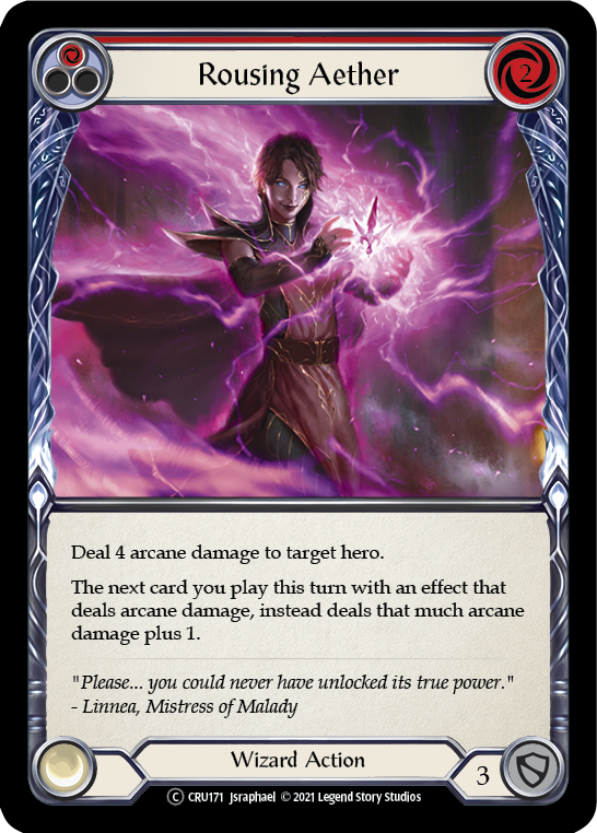 Rousing Aether (Red) - Flesh and Blood TCG - MoxLand