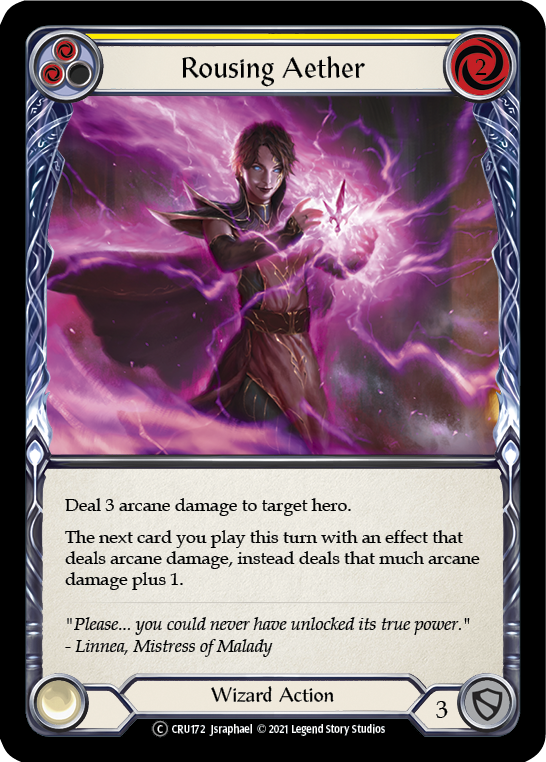 Rousing Aether (Yellow) - Flesh and Blood TCG - MoxLand