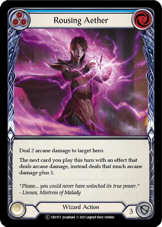 Rousing Aether (Blue) - Flesh and Blood TCG - MoxLand