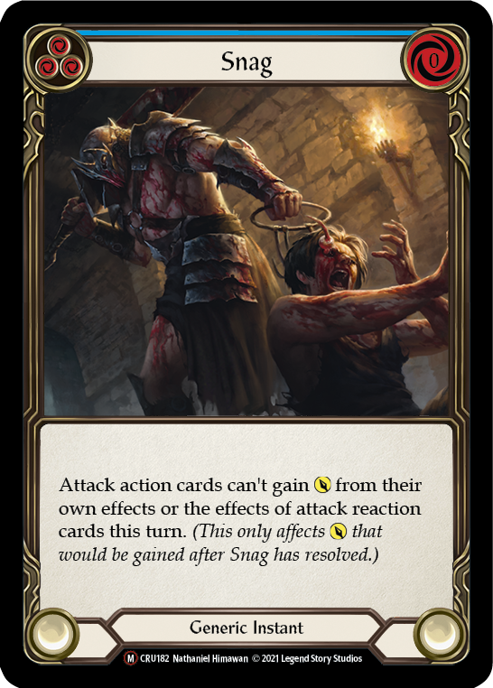 Snag (Blue) - Flesh and Blood TCG - MoxLand