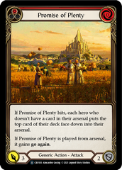 Promise of Plenty (Red) - Flesh and Blood TCG - MoxLand