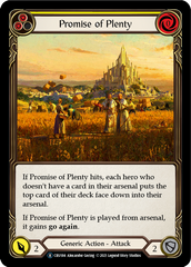 Promise of Plenty (Yellow) - Flesh and Blood TCG - MoxLand