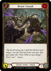 Brutal Assault (Yellow) - Flesh and Blood TCG - MoxLand