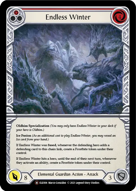 Endless Winter (Red) - Flesh and Blood TCG - MoxLand