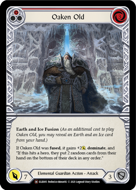 Oaken Old (Red) - Flesh and Blood TCG - MoxLand
