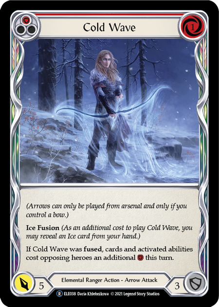 Cold Wave (Red) - Flesh and Blood TCG - MoxLand