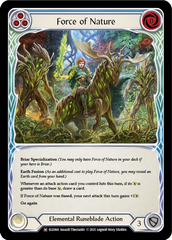 Force of Nature (Blue) - Flesh and Blood TCG - MoxLand