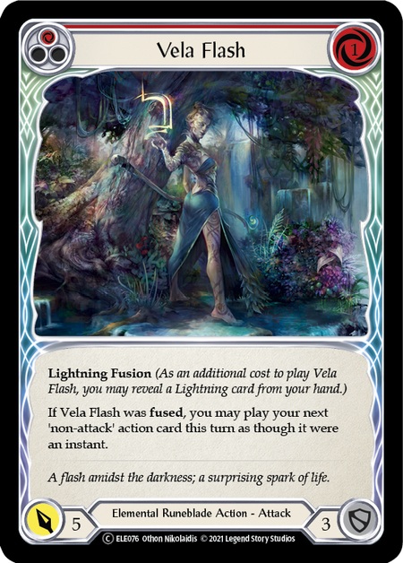 Vela Flash (Red) - Flesh and Blood TCG - MoxLand