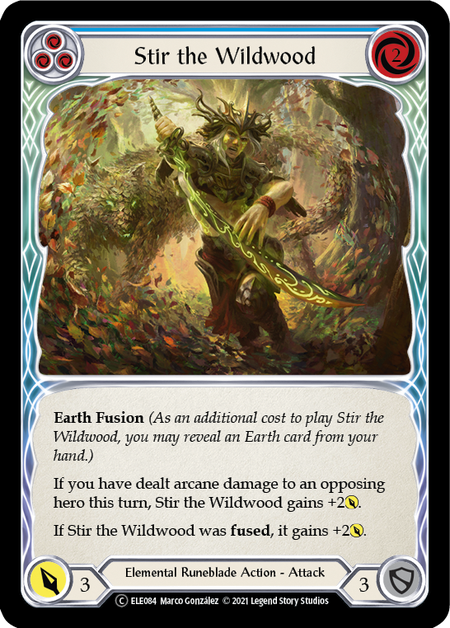 Stir the Wildwood (Blue) - Flesh and Blood TCG - MoxLand