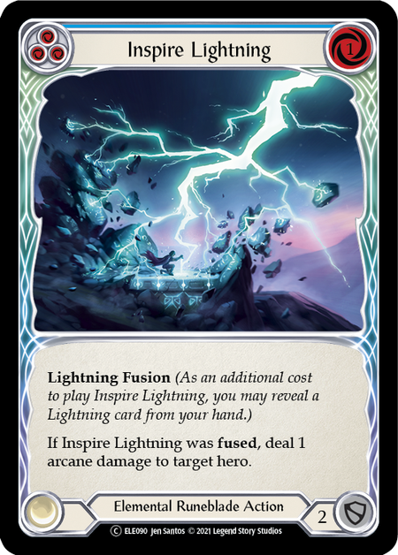 Inspire Lightning (Blue) - Flesh and Blood TCG - MoxLand