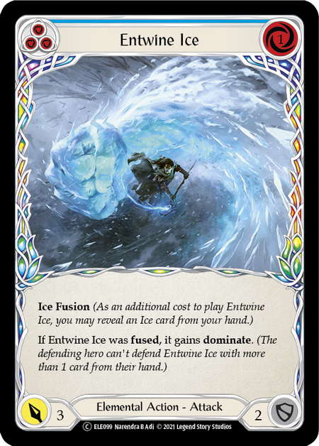 Entwine Ice (Blue) - Flesh and Blood TCG - MoxLand