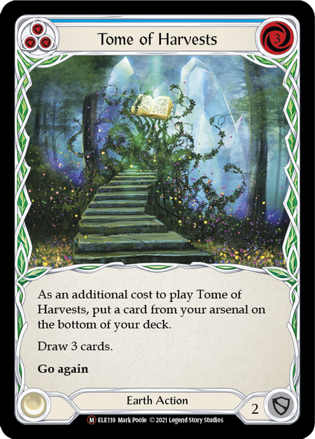 Tome of Harvests (Blue) - Flesh and Blood TCG - MoxLand