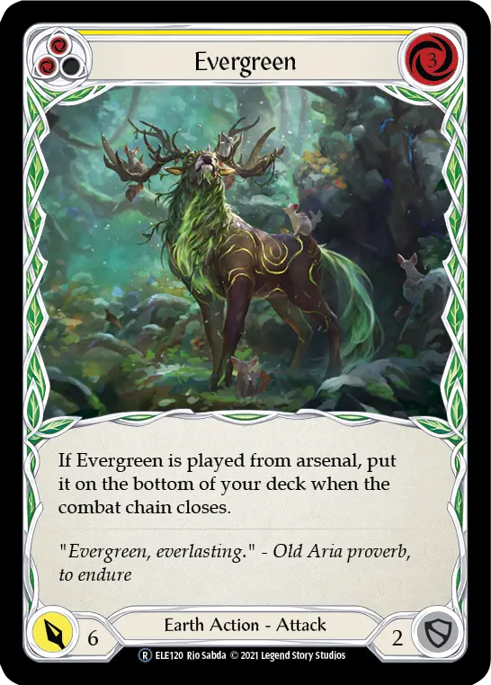 Evergreen (Yellow) - Flesh and Blood TCG - MoxLand