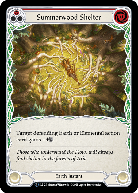 Summerwood Shelter (Red) - Flesh and Blood TCG - MoxLand