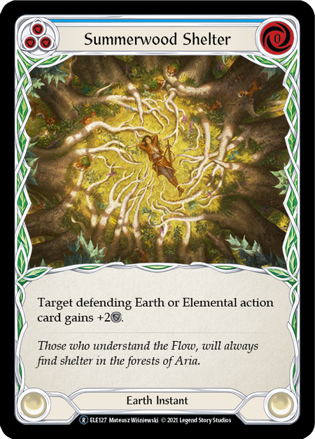 Summerwood Shelter (Blue) - Flesh and Blood TCG - MoxLand