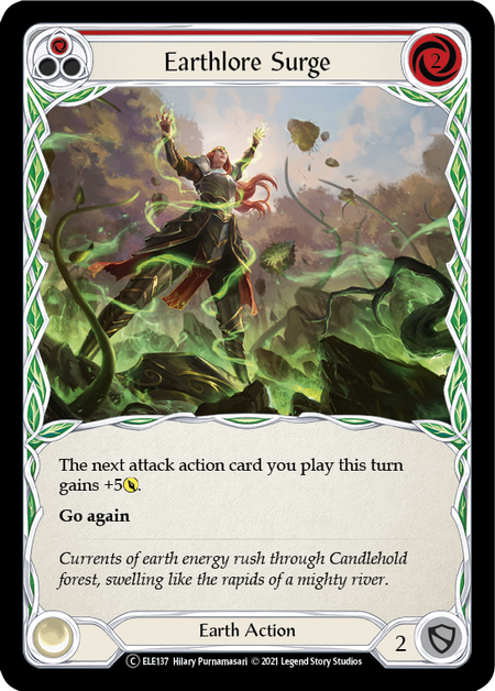 Earthlore Surge (Red) - Flesh and Blood TCG - MoxLand