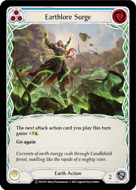 Earthlore Surge (Blue) - Flesh and Blood TCG - MoxLand