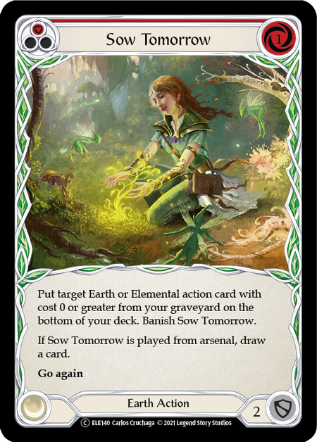 Sow Tomorrow (Red) - Flesh and Blood TCG - MoxLand