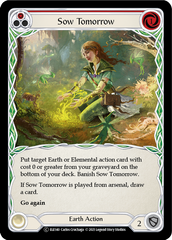 Sow Tomorrow (Red) - Flesh and Blood TCG - MoxLand