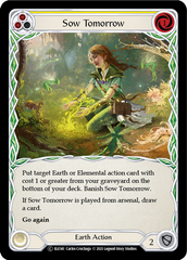 Sow Tomorrow (Yellow) - Flesh and Blood TCG - MoxLand