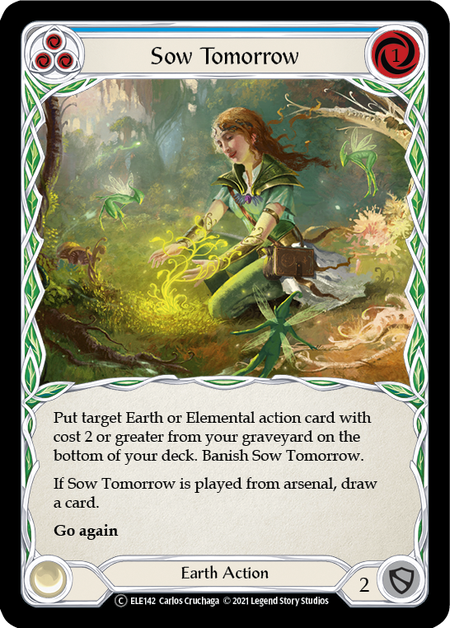 Sow Tomorrow (Blue) - Flesh and Blood TCG - MoxLand