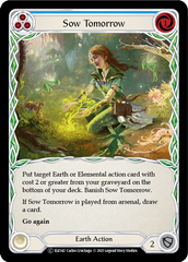Sow Tomorrow (Blue) - Flesh and Blood TCG - MoxLand