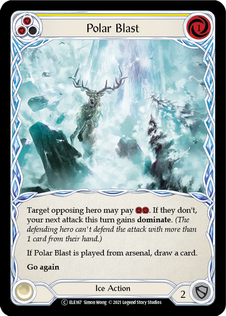 Polar Blast (Yellow) - Flesh and Blood TCG - MoxLand