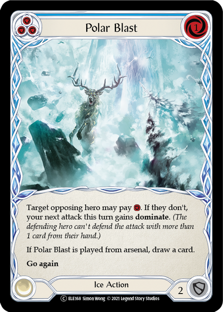 Polar Blast (Blue) - Flesh and Blood TCG - MoxLand