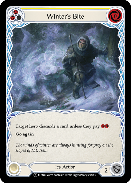 Winter's Bite (Yellow) - Flesh and Blood TCG - MoxLand