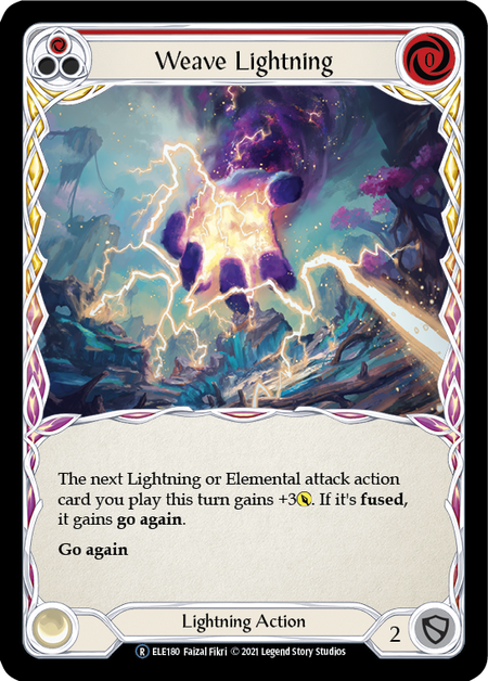 Weave Lightning (Red) - Flesh and Blood TCG - MoxLand