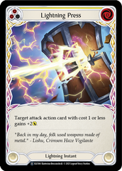 Lightning Press (Yellow) - Flesh and Blood TCG - MoxLand