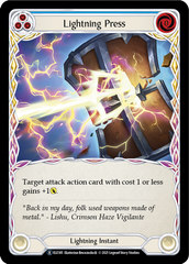 Lightning Press (Blue) - Flesh and Blood TCG - MoxLand