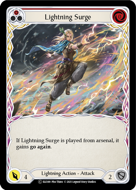 Lightning Surge (Red) - Flesh and Blood TCG - MoxLand