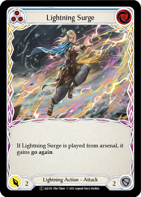 Lightning Surge (Blue) - Flesh and Blood TCG - MoxLand