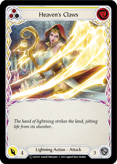 Heaven's Claws (Yellow) - Flesh and Blood TCG - MoxLand