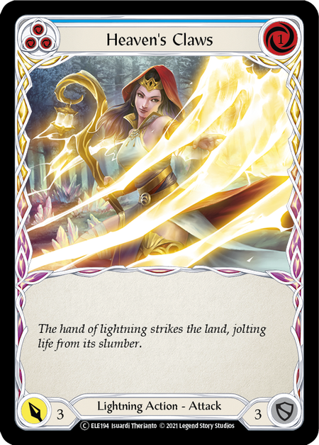 Heaven's Claws (Blue) - Flesh and Blood TCG - MoxLand