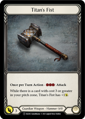 Titan's Fist - Flesh and Blood TCG - MoxLand