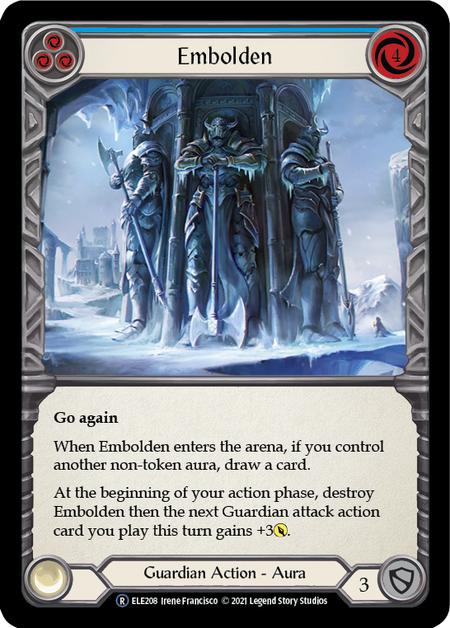 Embolden (Blue) - Flesh and Blood TCG - MoxLand