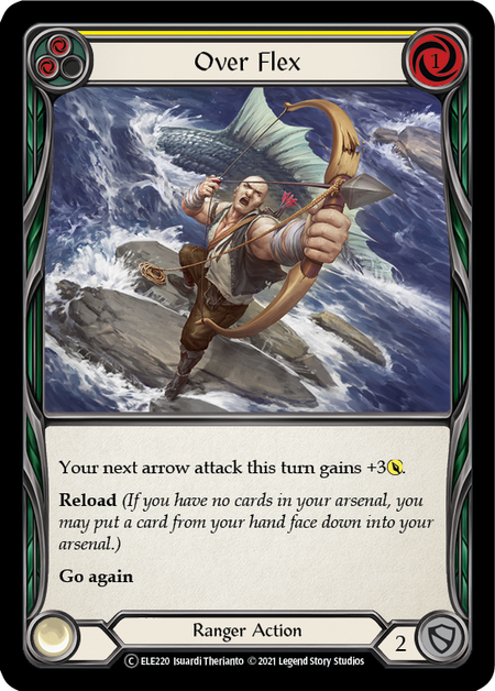 Over Flex (Yellow) - Flesh and Blood TCG - MoxLand