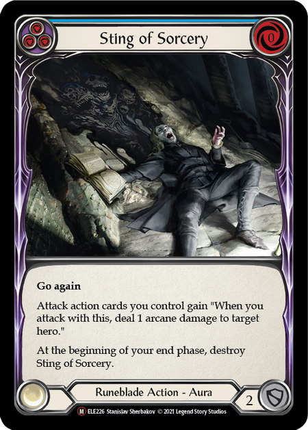 Sting of Sorcery (Blue) - Flesh and Blood TCG - MoxLand