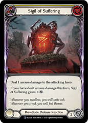 Sigil of Suffering (Yellow) - Flesh and Blood TCG - MoxLand