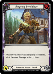 Singeing Steelblade (Red) - Flesh and Blood TCG - MoxLand
