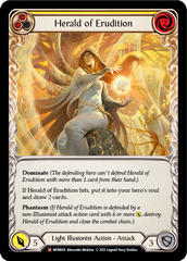 Herald of Erudition (Yellow) - Flesh and Blood TCG - MoxLand