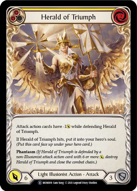 Herald of Triumph (Yellow) - Flesh and Blood TCG - MoxLand